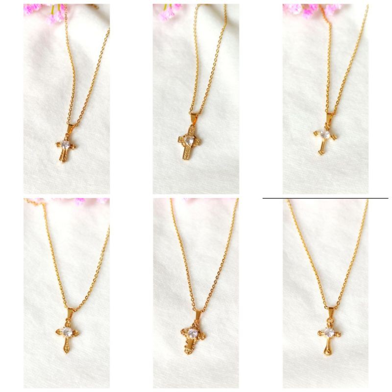 Kalung salib import/kalung salib titanium/kalung salib antikarat