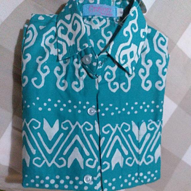 Crayon Kids Batik - Kemeja Batik Anak Hk2 Cr-079