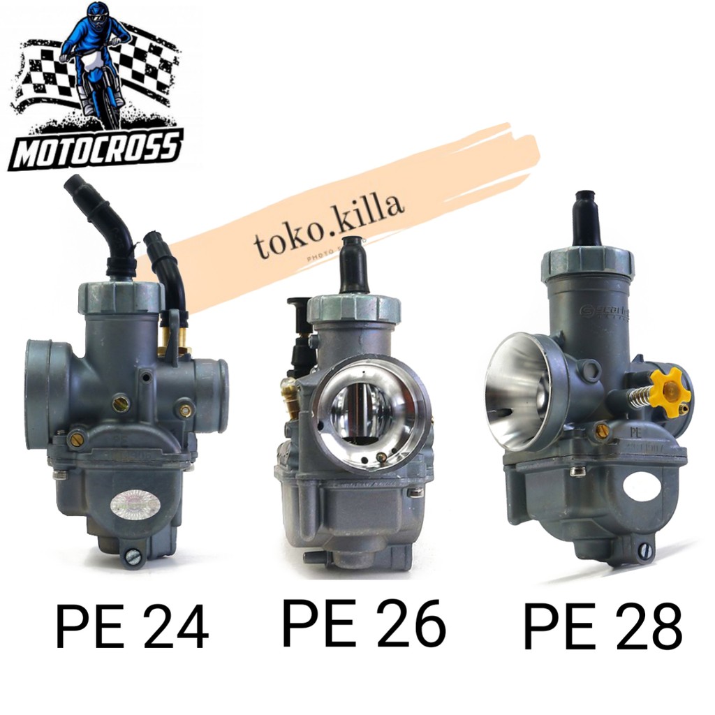 Karburator PE karbu pe 24 26 28 original merk Scarlet Bukan Keihin
