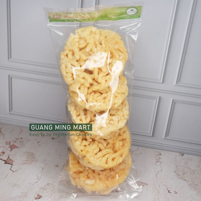 

Krupuk Keriting Jumbo Asli Bangka Cap Buah Naga (Vegan) Enak, Renyah