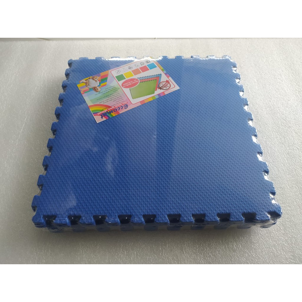  Evamat  Polos Alas Lantai Bayi Matras Puzzle 30x30 