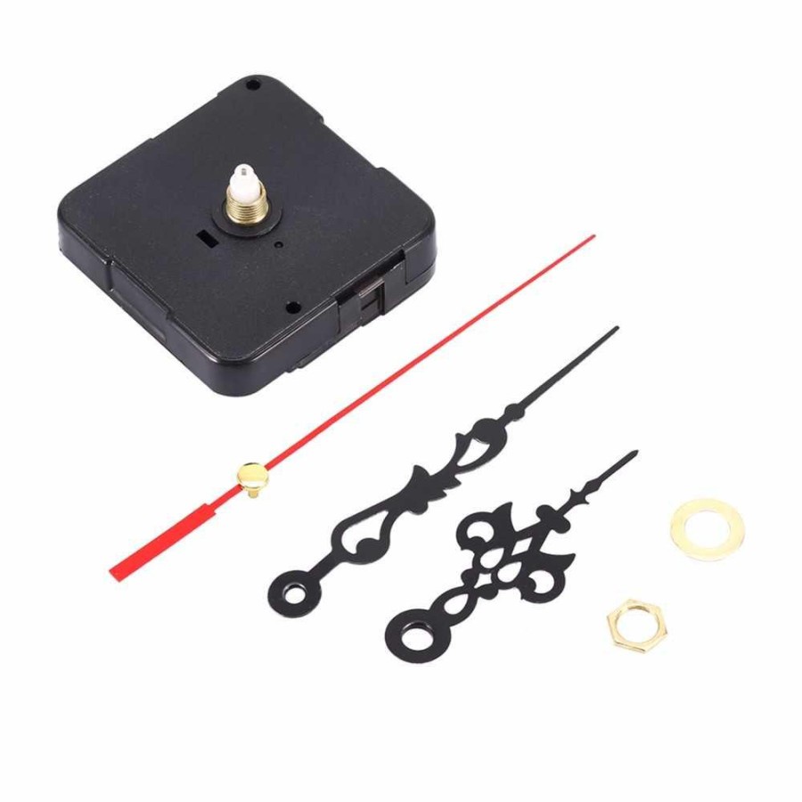 DIY Clock Mechanism Quartz Repair Replacement Sparepart - Black