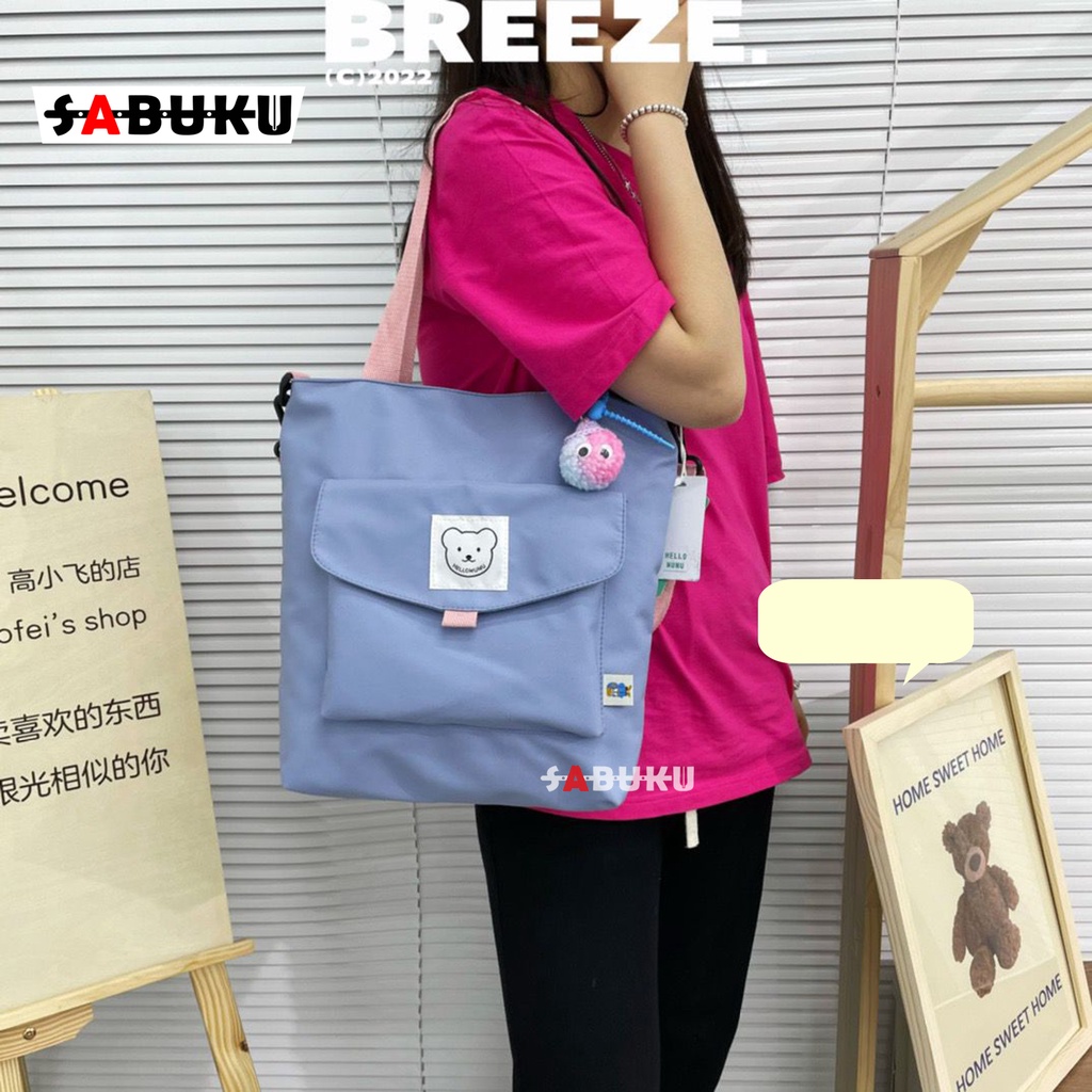 Tas Tote Bag Wanita Resleting Bahan Lembut dan Halus Tas Sekolah Fashion Wanita -251