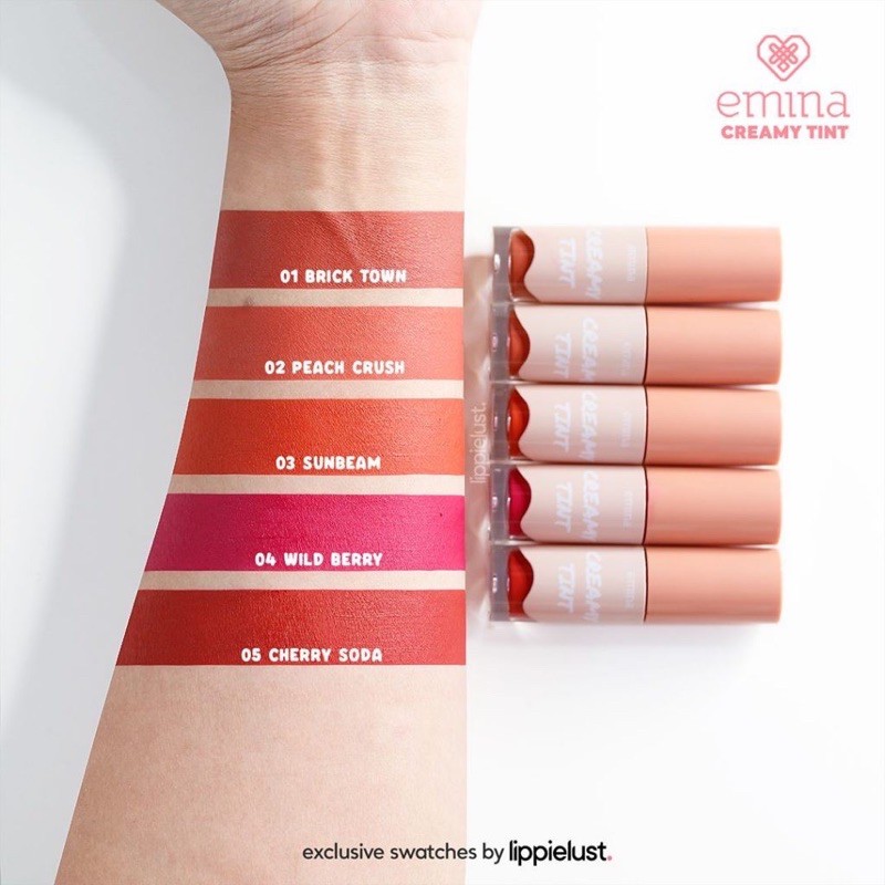 [ii]  Emina creamy tint -- Emina creamy tint + matte || emina creamy tint cherry soda