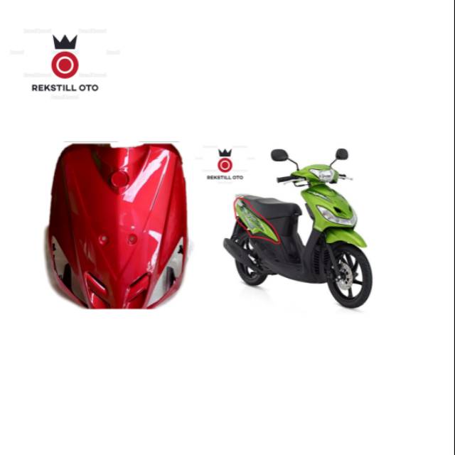 BODI/TAMENG DEPAN MIO SMILE/SPORTY MERAH HIJAU PUTIH BIRU