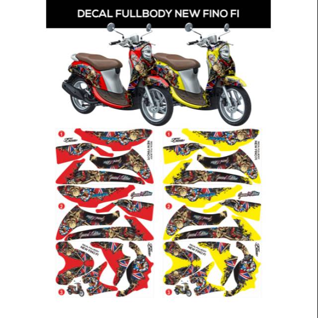 DECAL FINO FI DECAL FULLBODY FINO FI FINO INJEKSI FINO