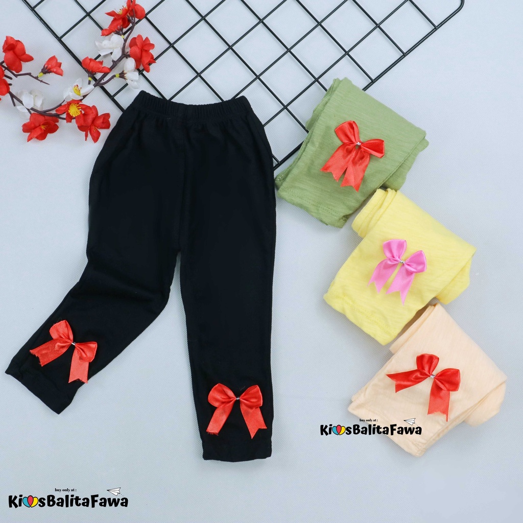 Legging Pita uk Bayi - 5 Tahun / Leging Panjang Anak Perempuan Celana Lejing Laging Baby Bahan Kaos Polos Murah kiosbalitaaprilia