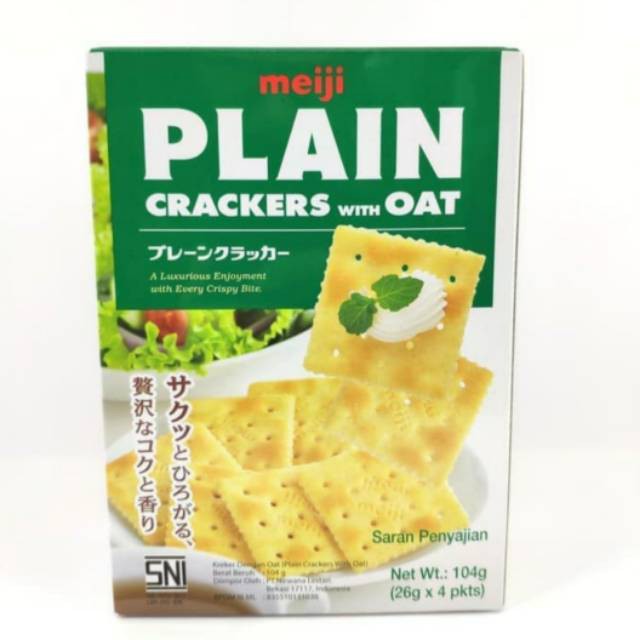 

MEIJI PLAIN CRACKERS WITH OAT [104GR]