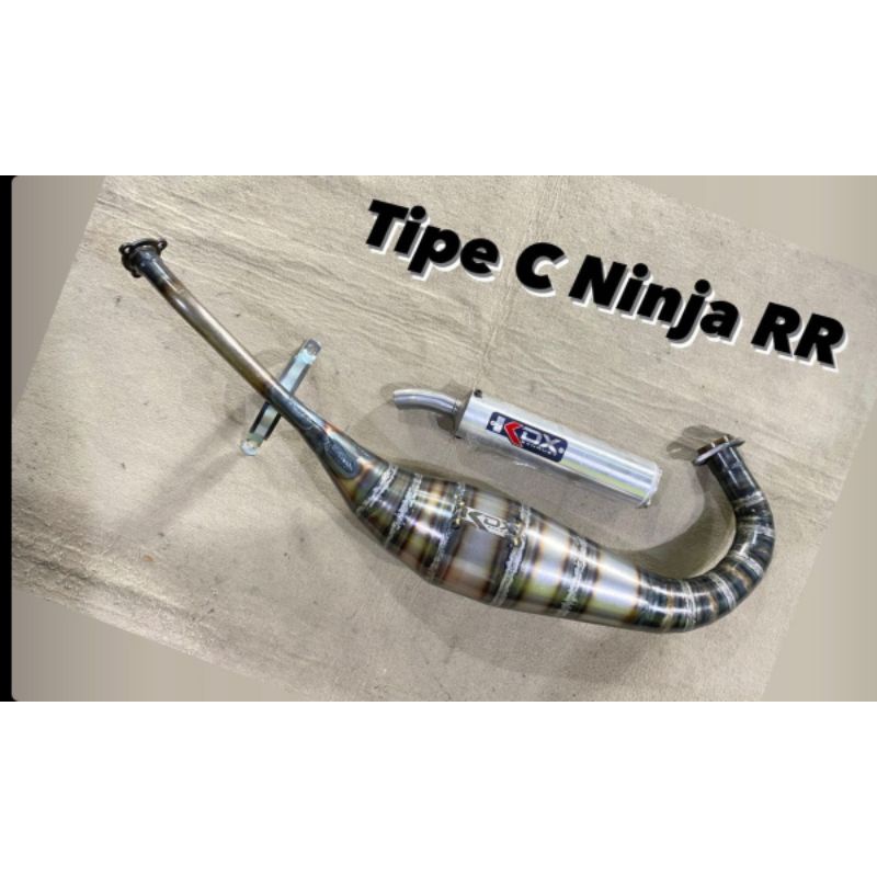 Knalpot Kdx Jogja Original Ninja  RR  Leher C Kompetisi 155 Frame Standar Original Racing Jogja Asli