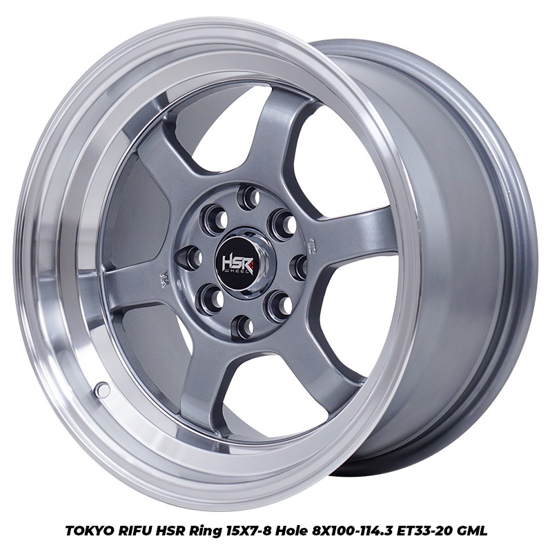 HSR Wheel Velg Mobil TOKYO RIFU Ring 15 Velg TE37 R15 Brio Mobilio Calya Sigra Terbaru