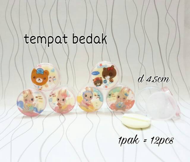 Tempat Bedak Tabur Mini Loose Powder Travel