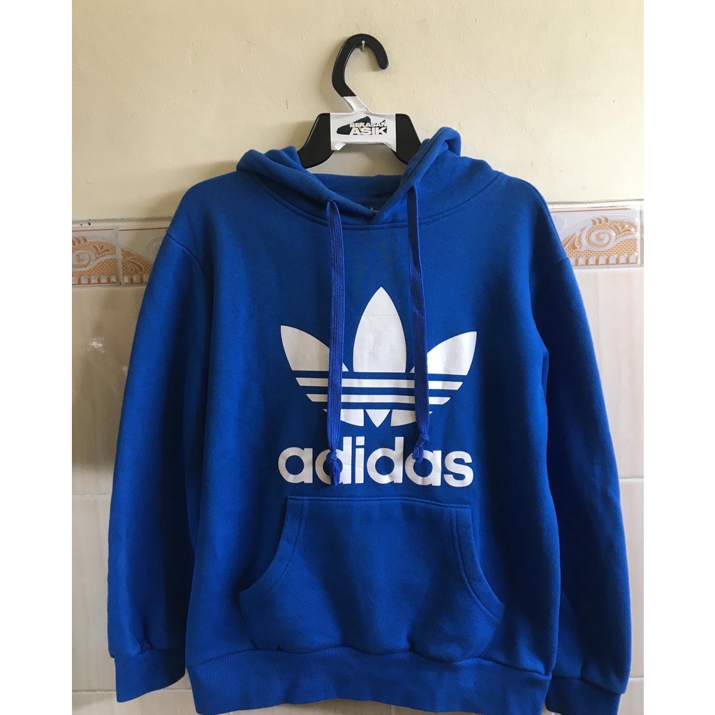 Adidas Trefoil Hoodie Blue