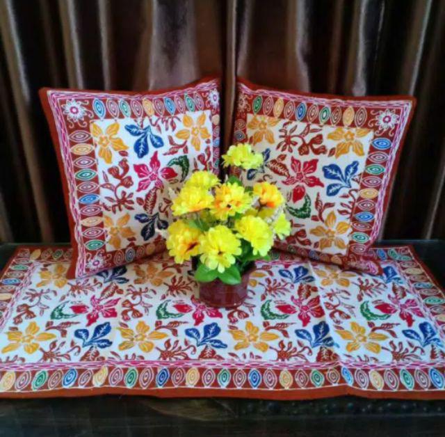 Set Sarung Bantal Kursi Batik Nature