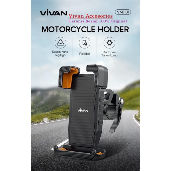 Vivan VMH01  ROBOT RT-MH03 Motorcycle Bicycle Holder Motor Sepeda Universal