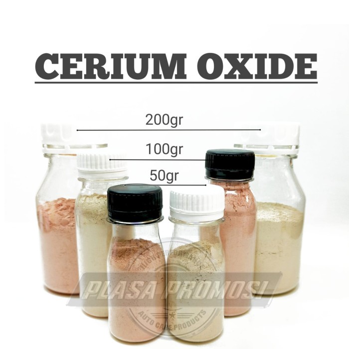 READY MURAH Cerium Oxide /Glass Polishing /Cerium Oxide Ce02 50 Gram - Putih