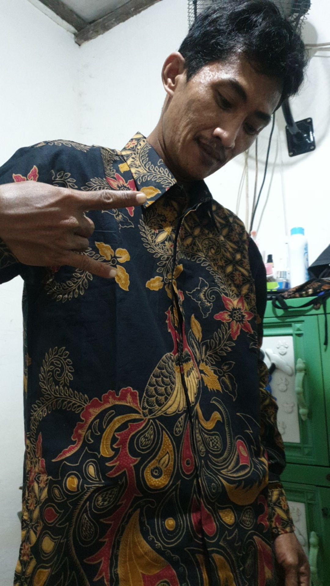 Kemeja Batik Pria Slimfit Premium Lengan Panjang Batiknya Julio Ht 18