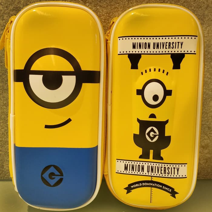 

SMIGGLE LOOK ALIKE KOTAK PENSIL 3D MINIONS SET 2 + PACKING MIKA TEBAL - Kuning
