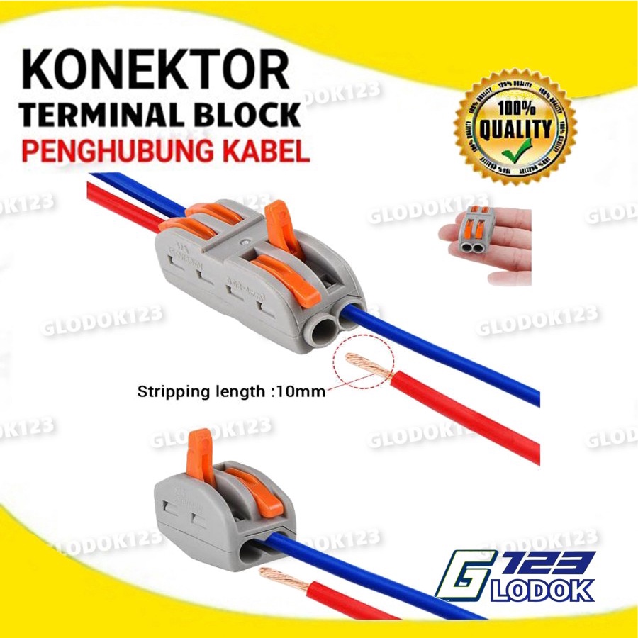 Konektor Terminal Block Penghubung Kabel PCT212 PCT213 PCT214 PCT215