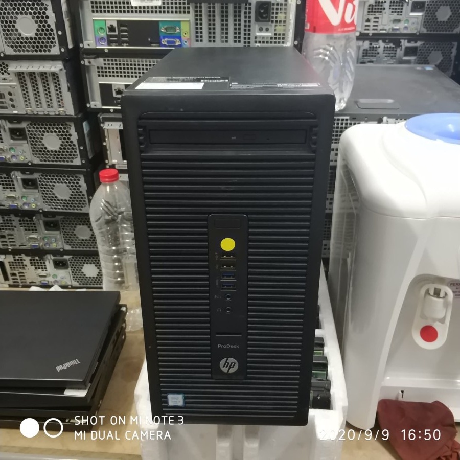 Komputer Pc HP tower buil up prodesk 600 G2 MT/ Core i5-6500 3.20ghz gen6/4Gb ddr4/500Gb/wins 10 pro siap pakei
