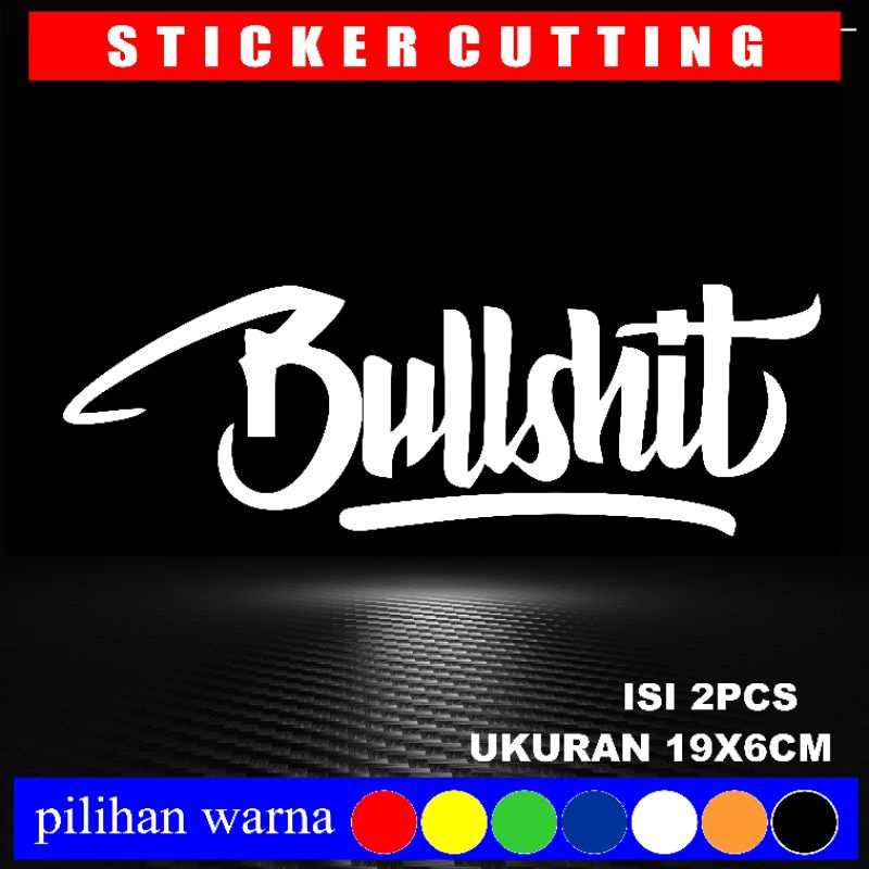 

Stiker Cutting Bull isi 2 pcs