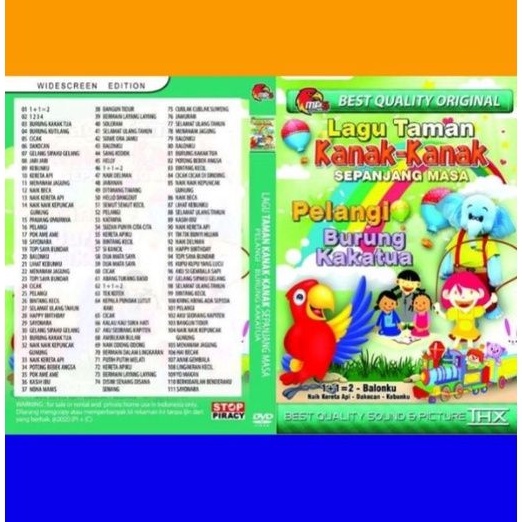 kaset LAGU  ANAK ANAK  lagu taman kanak kanak