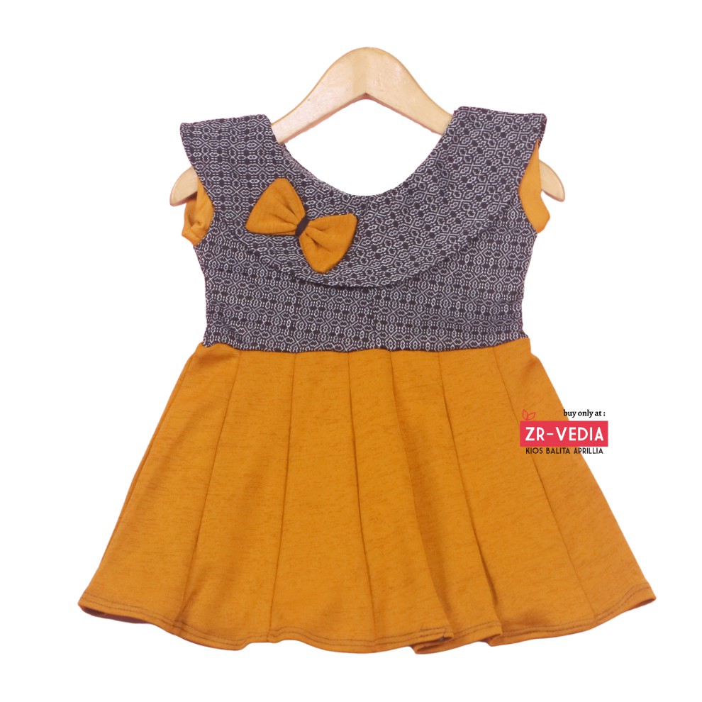 Dress Evelin Baby New Born Baru Lahir / COD Baju Anak Baby Perempuan Bayi Girl Lucu Harga Konveksi.