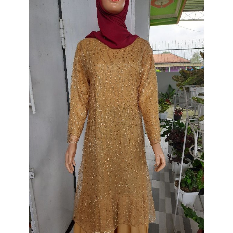 GAMIS TILLE MUTIARA JUMBO