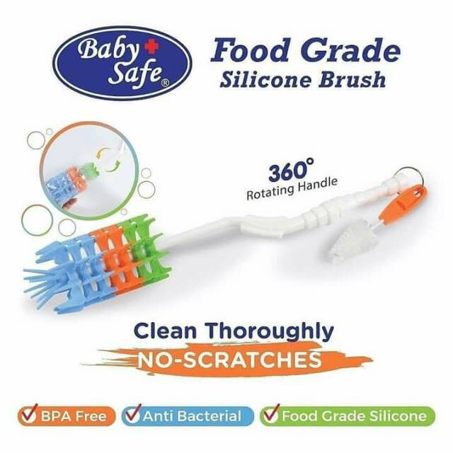 Baby Safe Silicone Bottle Brush BS366