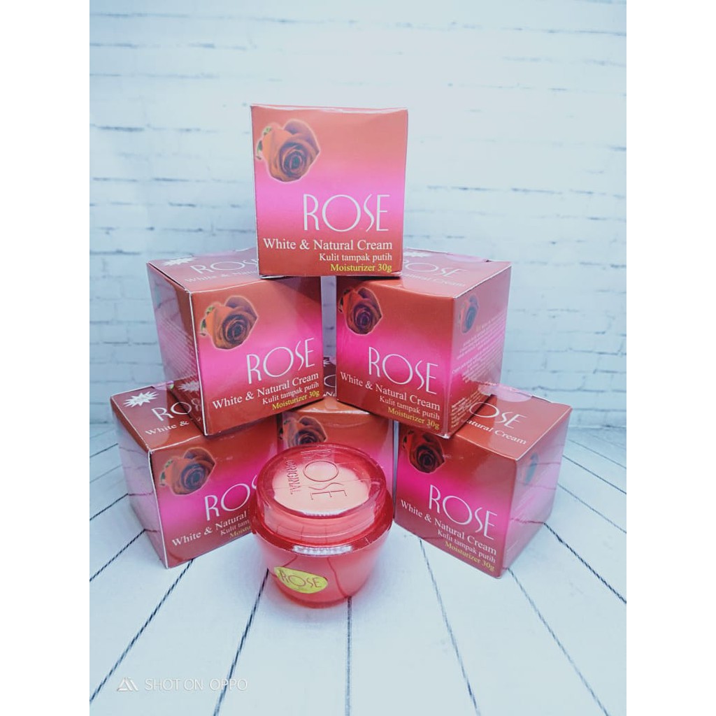 Cream ROSE CREAM Pemutih Whitening Mencerahkan Kulit