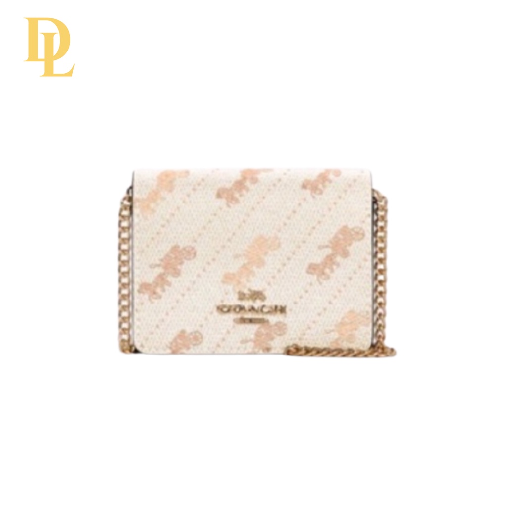 COACH MINI WALLET ON A CHAIN IN SIGNATURE (C4478)