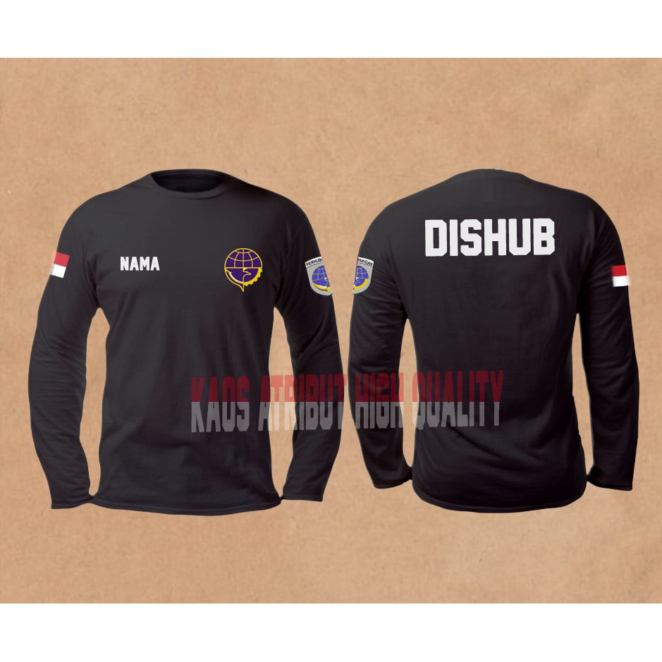 kaos atasan DISHUB kaos DISHUB lengan panjang