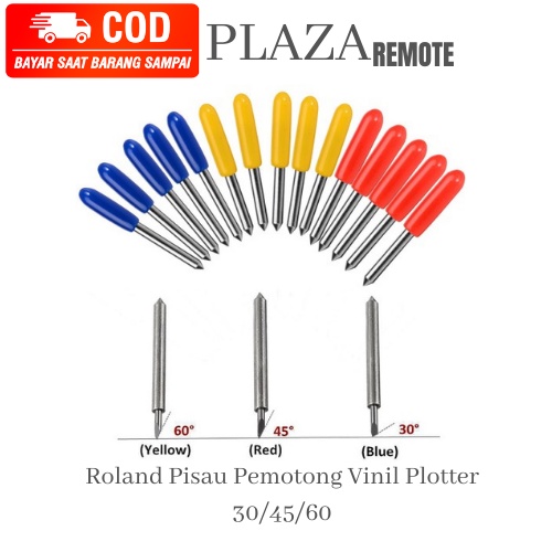 mata Pisau cutter Pemotong Vinil sticker Plotter 30/45/60 Derajat Pisau Pemotong Tungsten Plotter untuk Pisau Pemotong ROLAND