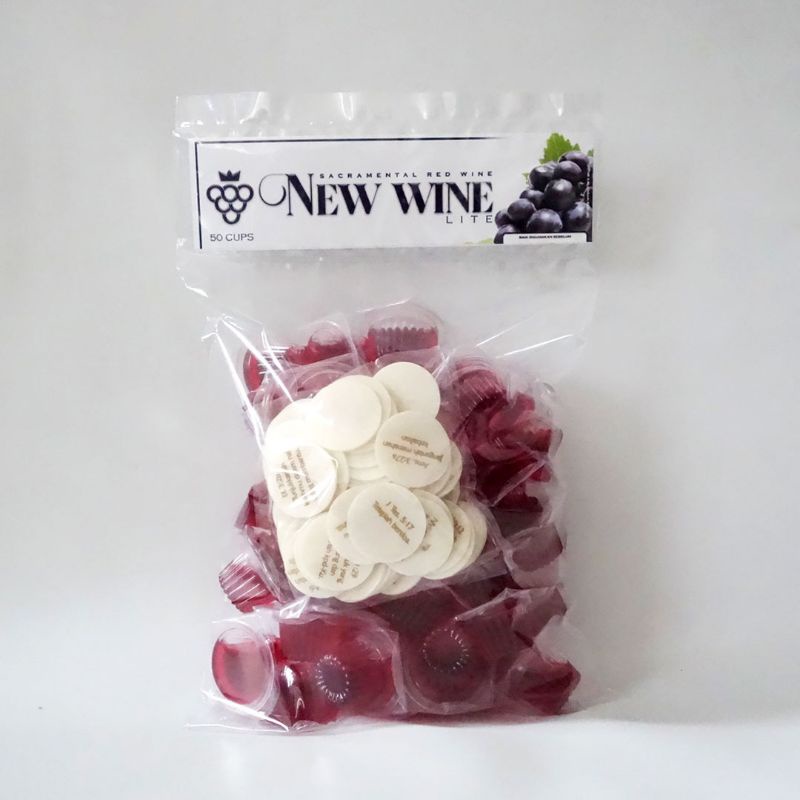 

Perjamuan Kudus Lite Cup + Hosti Ayat Kecil + isi 50 Cup