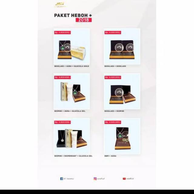 Paket bioglass second