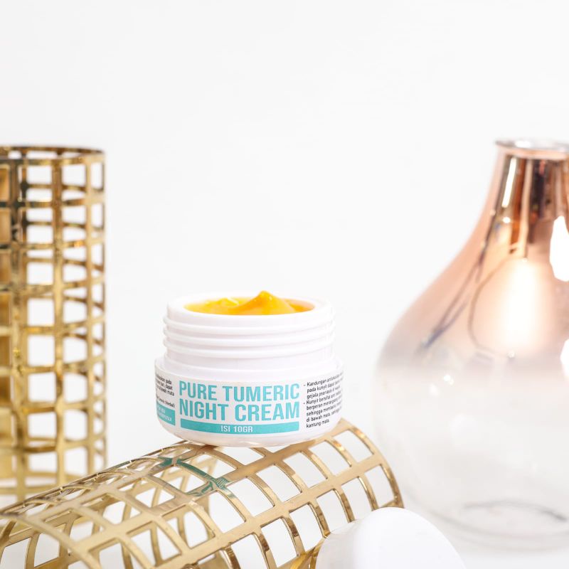 PURE TUMERIC NIGHT CREAM ORIGINAL HERBAL 10GR