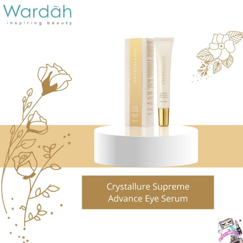 ☃Cutezz_Ching1☃Wardah Crystallure Supreme Advanced Eye Serum 15ml