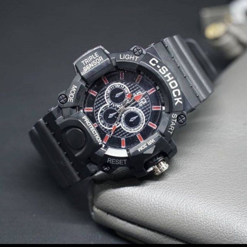 Jam Tangan Pria Q&Q c shock