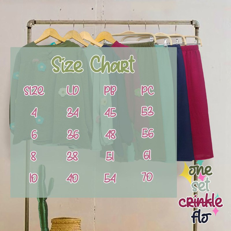 Afsheenastore Set Crinkle Flo By Syabil