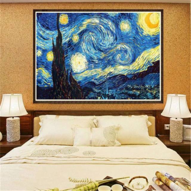 Starry Night 5D Full Drill Diamont Painting Embroidery