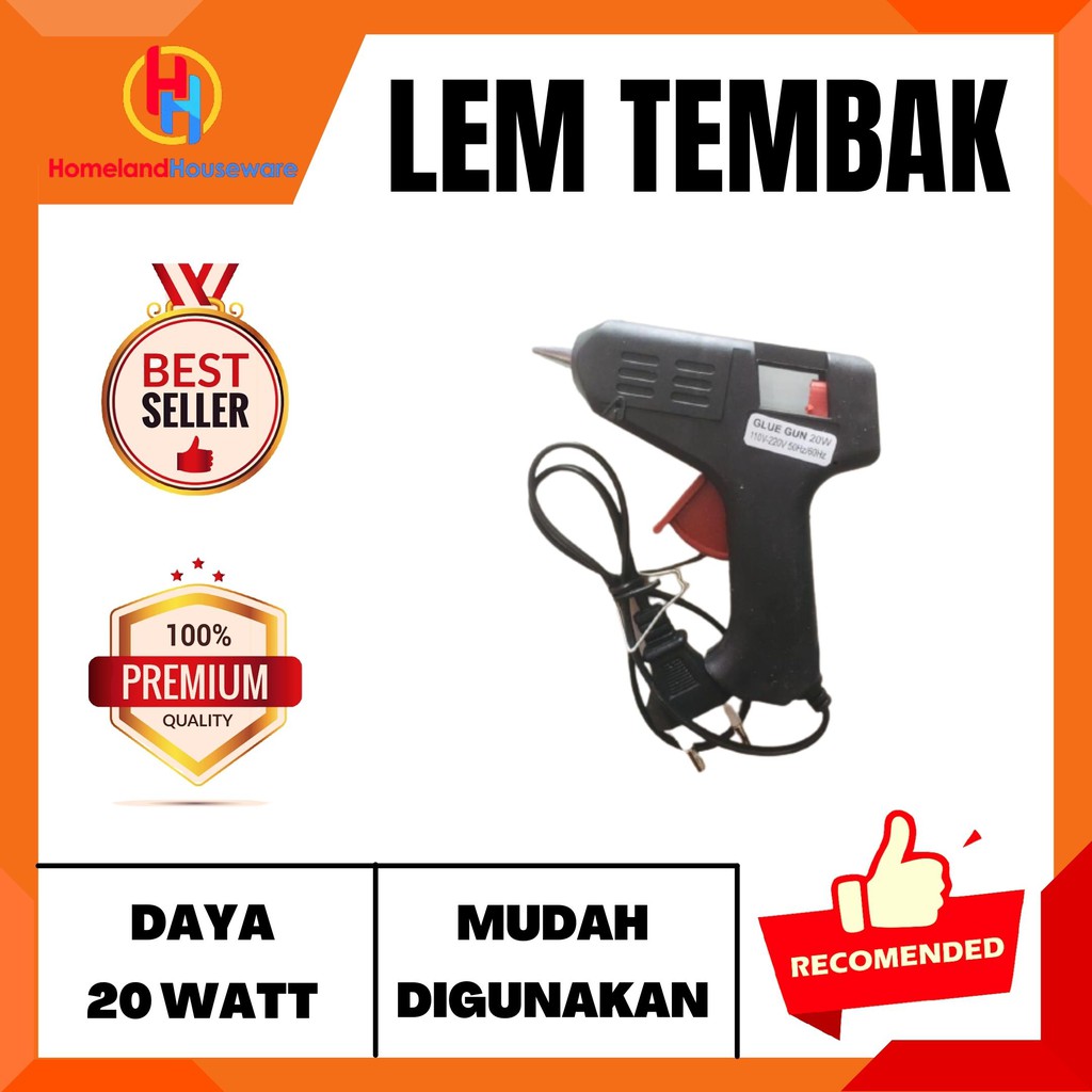 

(SIAP KIRIM) LEM TEMBAK GLUE GUN/ LEM TEMBAK KECIL
