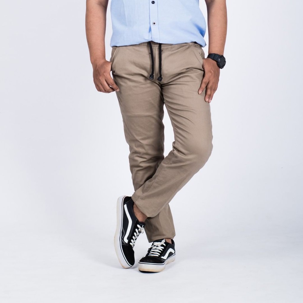 Celana Chino Panjang Pria Slimfit Original Twill Combad Diamont