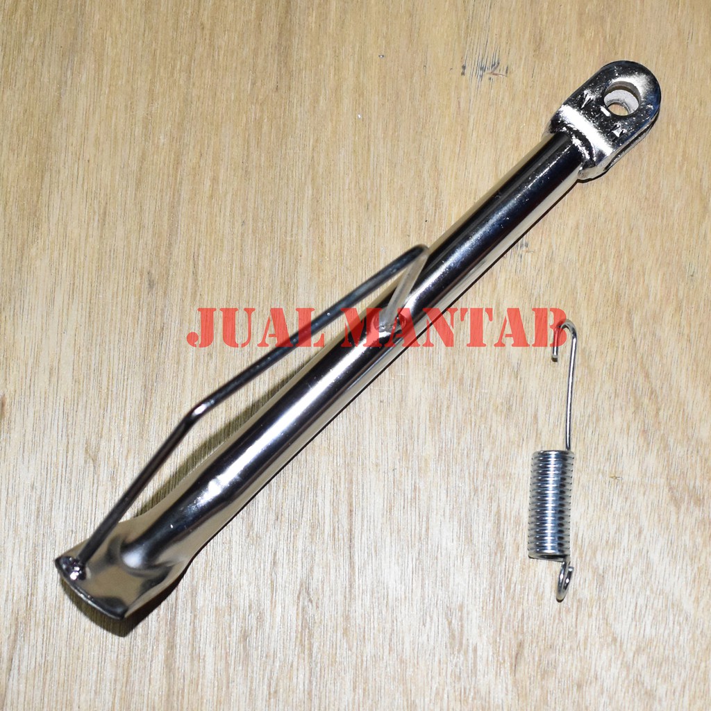 Standar Samping Motor Khusus Motor Bebek Universal Honda Yamaha Chrome Variasi Aksesoris Standar Samping 22CM Bahan Besi Alumunium Sparepart Standar Samping Murah