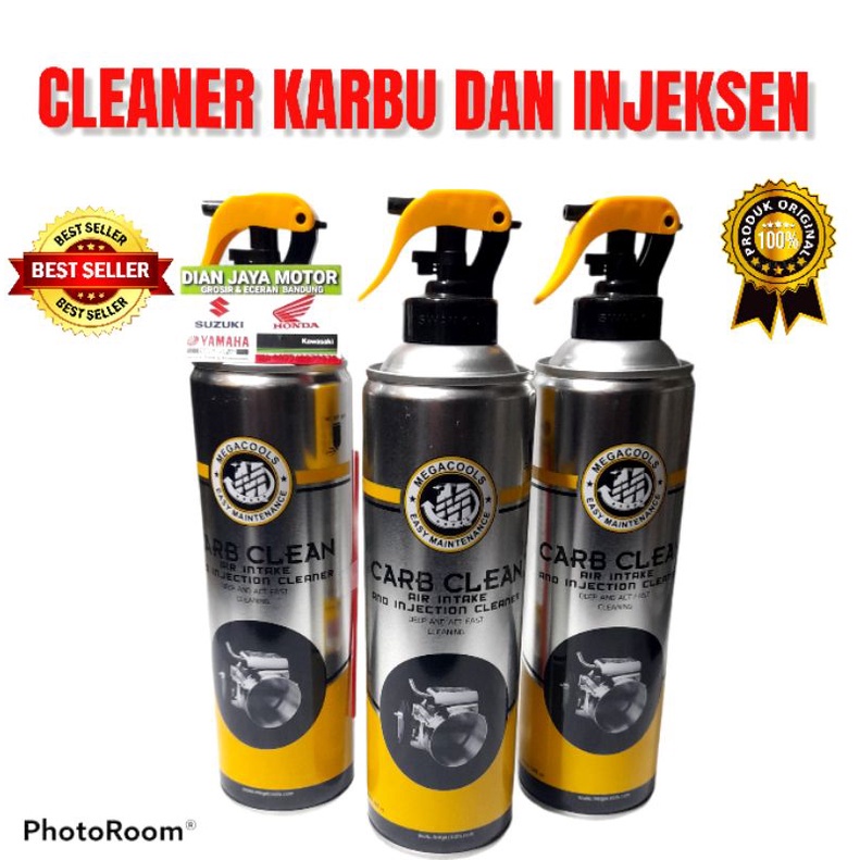Cleaner Pembersih Karbu & Injeksen Merek Megacool 500Ml Original Cleaner Carbu Carbu Cleaner Dian Ja