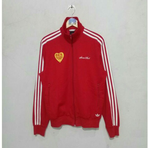 jaket tracktop adidas original james hunt rare item thrift second preloved