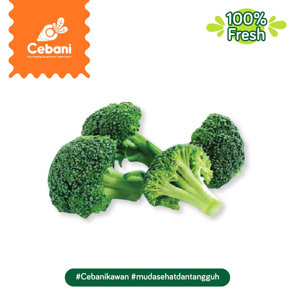 

Brokoli Bersih 250 Gr Cebani