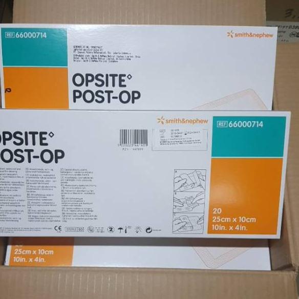 OPSITE POST-OP 25x10 cm / Plester tahan air / Opsite 25cm x 10cm / Opsite 25x10