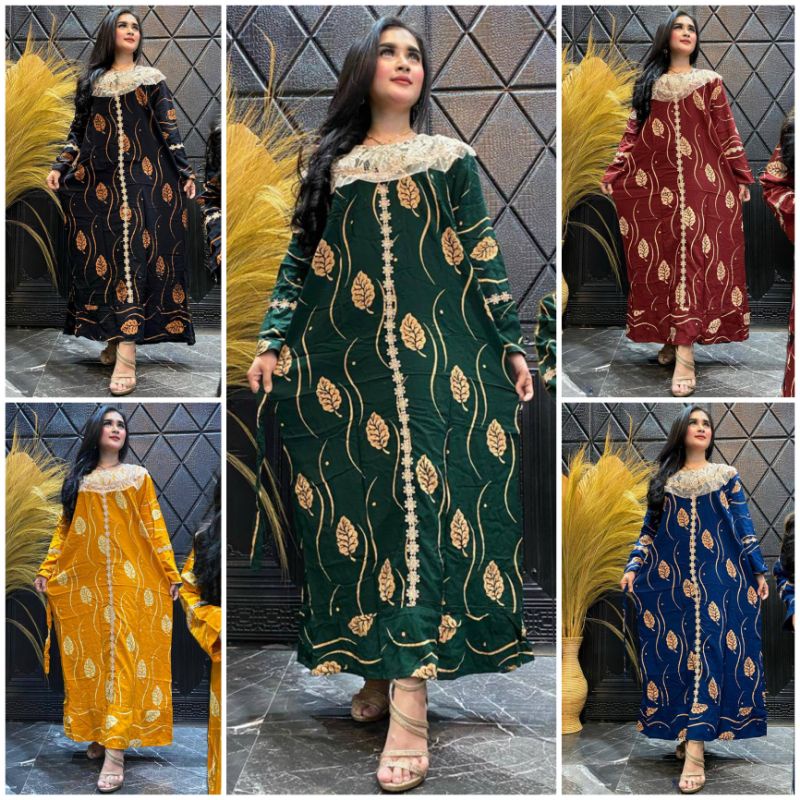 KARISMA KAFTAN LONGDRESS LOWO GAMIS LOWO KAFTAN JUMBO KAFTAN CLAUDIYA