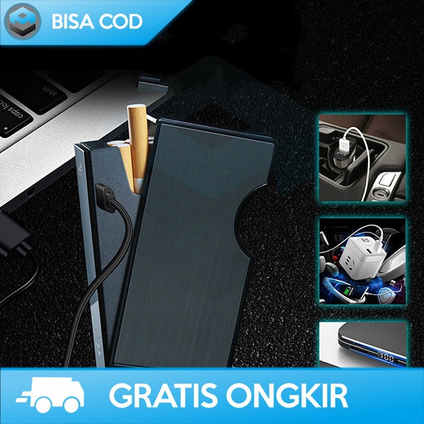 COVER SAFETY BOX ROKOK 10 20 SLOT PLUS KOREK ELEKTRIK LST RECHARGEABLE
