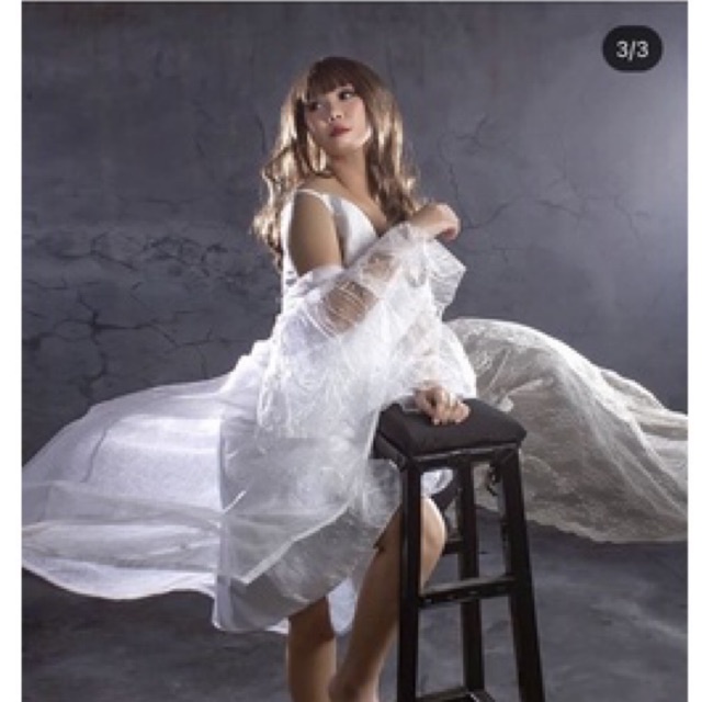 𝙏𝙪𝙩𝙪𝙡𝙡𝙚 Bae Robe Wedding Robe Pengantin Robe Bridal