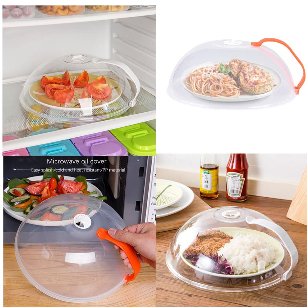 Suyo Microwave Food Cover Steam Vent Masak Tutup Dapur Plastik Tahan Panas